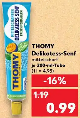 Kaufland THOMY Delikatess-Senf Angebot