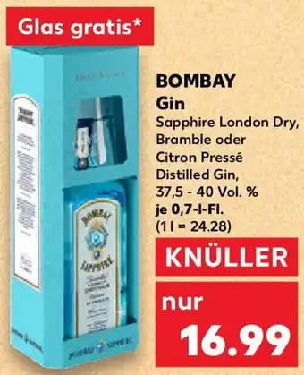 Kaufland BOMBAY Gin Angebot
