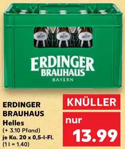 Kaufland ERDINGER BRAUHAUS Helles Angebot