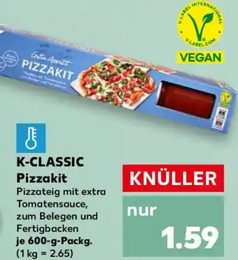 Kaufland K-CLASSIC Pizzakit Angebot