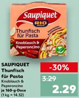 Kaufland SAUPIQUET Thunfisch für Pasta Angebot
