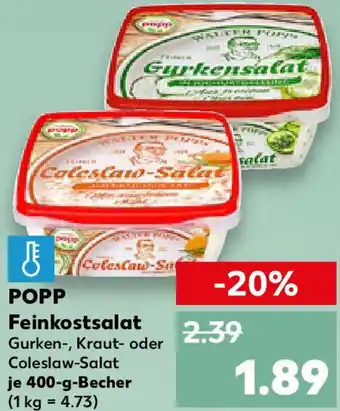 Kaufland POPP Feinkostsalat Angebot