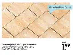 Hellweg Terrassenplatte „no. 1 light sandstein“ Angebot