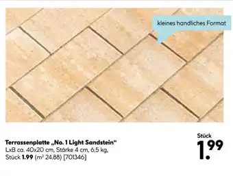 Hellweg Terrassenplatte „no. 1 light sandstein“ Angebot