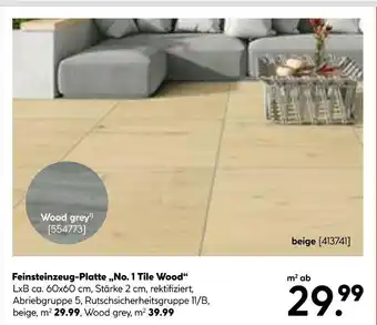 Hellweg Feinsteinzeug-platte „no. 1 tile wood“ Angebot