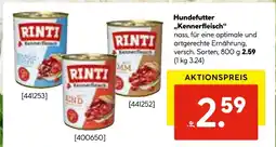 Hellweg Rinti hundefutter „kennerfleisch“ Angebot
