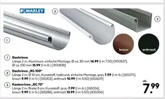 Hellweg Marley dachrinne oder kastenrinne Angebot