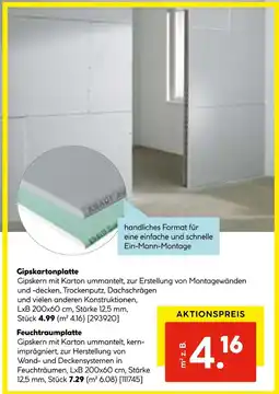 Hellweg Gipskartonplatte Angebot