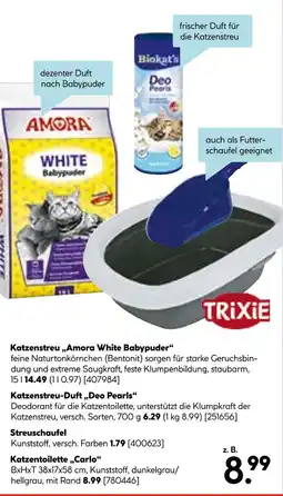 Hellweg Amora katzenstreu „amora white babypuder“ Angebot