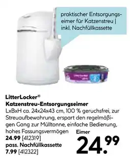 Hellweg Litterlocker katzenstreu-entsorgungseimer Angebot