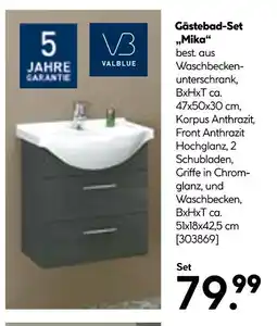 Hellweg Valblue gästebad-set „mika“ Angebot
