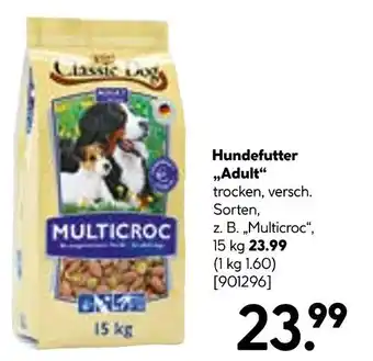 Hellweg Classic dog hundefutter „adult“ Angebot