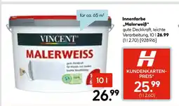Hellweg Vincent innenfarbe „malerweiß“ Angebot