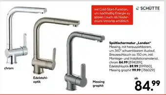 Hellweg Schütte spültischarmatur „london“ Angebot