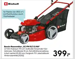 Hellweg Einhell benzin-rasenmäher „gc-pm 51/3 s hw“ Angebot
