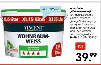 Hellweg Vincent innenfarbe „wohnraumweiß“ Angebot