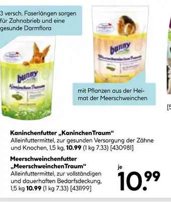 Hellweg Kaninchenfutter „kaninchentraum“ oder meerschweinchenfutter „meerschweinchentraum“ Angebot