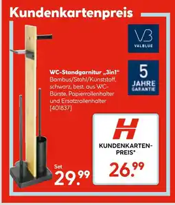 Hellweg Valblue wc-standgarnitur „3in1“ Angebot