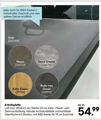 Hellweg Arbeitsplatte Angebot