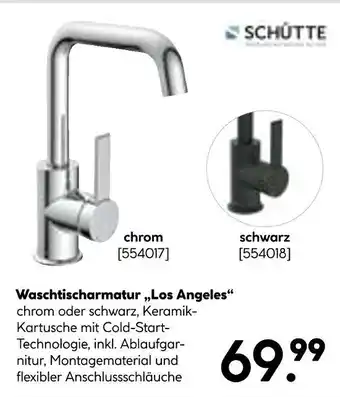 Hellweg Schütte waschtischarmatur ''los angeles'' Angebot