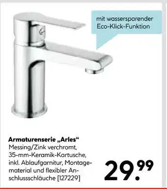 Hellweg Armaturenserie „arles“ Angebot