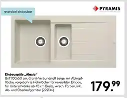 Hellweg Pyramis einbauspüle „alazia“ Angebot