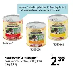 Hellweg Hundefutter „fleischtopf“ Angebot