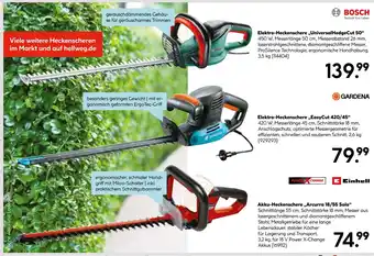 Hellweg Bosch elektro-heckenschere „universalhedgecut 50“ Angebot