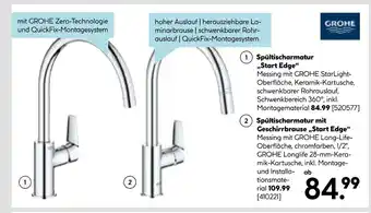 Hellweg Grohe spültischarmatur „start edge“ Angebot