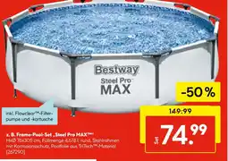 Hellweg Bestway frame-pool-set „steel pro max Angebot