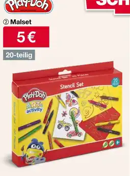 Woolworth Play-doh stencil set Angebot