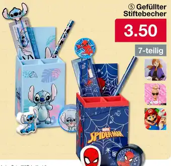 Woolworth Disney gefüllter stiftebecher Angebot