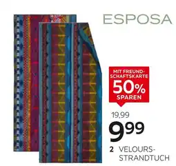XXXLutz Esposa velours-strandtuch„ethno“ Angebot