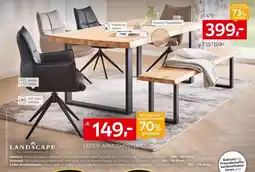 XXXLutz Esstisch, sitzbank oder leder-armlehnstuhl Angebot