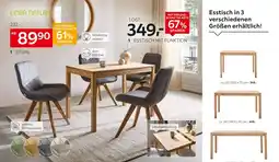 XXXLutz Esstisch mit funktion oder stuhl Angebot