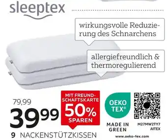 XXXLutz Sleeptex nackenstützkissen „olinda“ Angebot