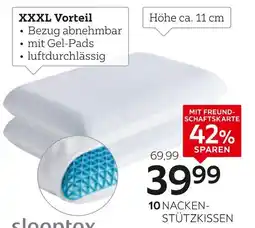 XXXLutz Sleeptex nackenstützkissen „cartino“ Angebot
