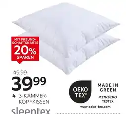 XXXLutz Sleeptex 3-kammer-kopfkissen „ilu“ Angebot
