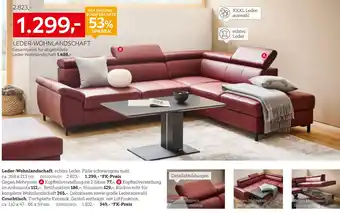 XXXLutz Leder-wohnlandschaft Angebot
