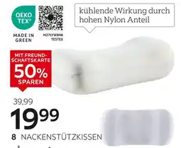XXXLutz Sleeptex nackenstützkissen „cooly“ oder kissenbezug Angebot
