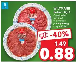 Kaufland Wiltmann salami light classic Angebot