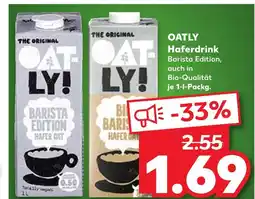 Kaufland Oatly haferdrink barista edition Angebot