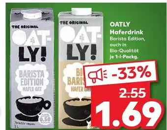 Kaufland Oatly haferdrink barista edition Angebot
