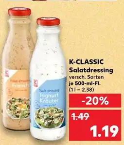 Kaufland K-classic salatdressing french Angebot