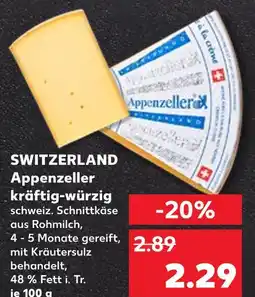 Kaufland Appenzeller kräftig-würzig Angebot