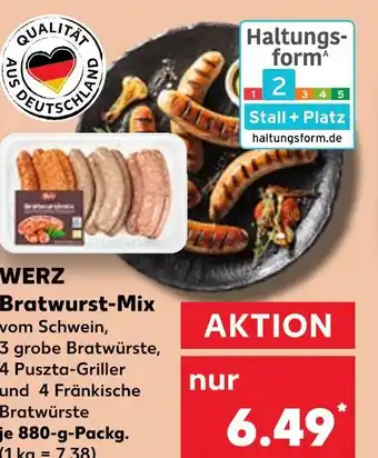 Kaufland Werz bratwurst-mix Angebot