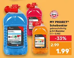 Kaufland My project scheibenklar Angebot
