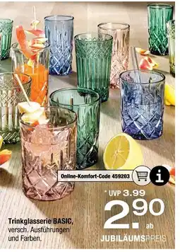 Ostermann Trinkglassserie basic Angebot