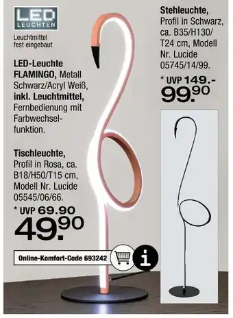 Ostermann Led leuchten led-leuchte flamingo Angebot