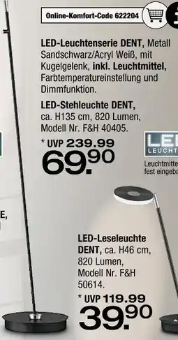Ostermann Led-leuchtenserie dent Angebot